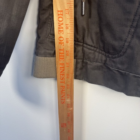 Mountain Khakis Army Green Sherpa Lined Canvas Jacket Women's Small Workwear - Picture 9 of 15